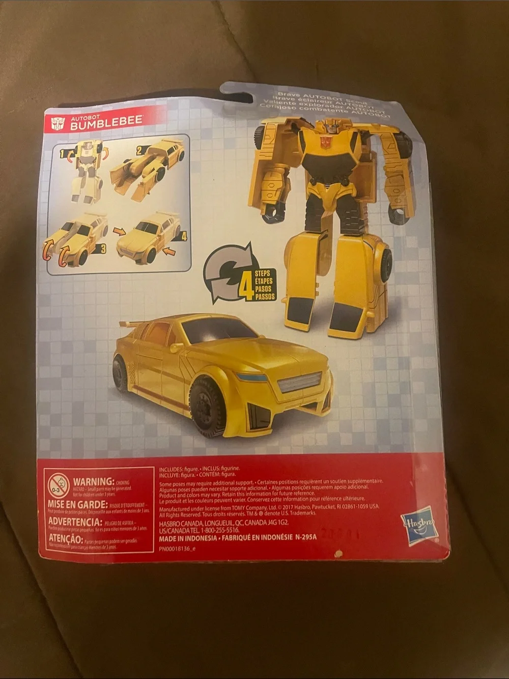 Hasbro Autobot Bumblebee Transformers Figure - Yellow & Black, Age 6+